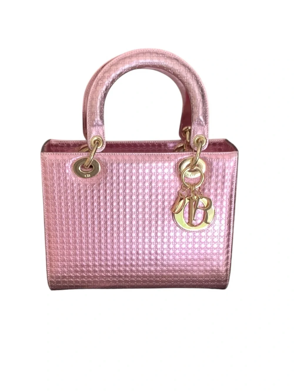🆕 💖✨Metallic Pink Mini Lady Bag ✨💖 - Picture 3 of 15